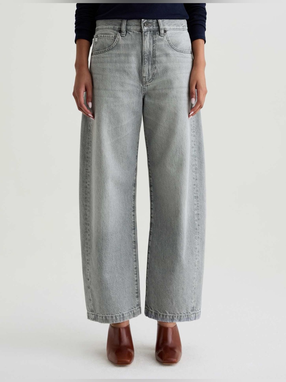 AG Jeans Hattie High Rise Barrel Jeans - Picture 1 of 12